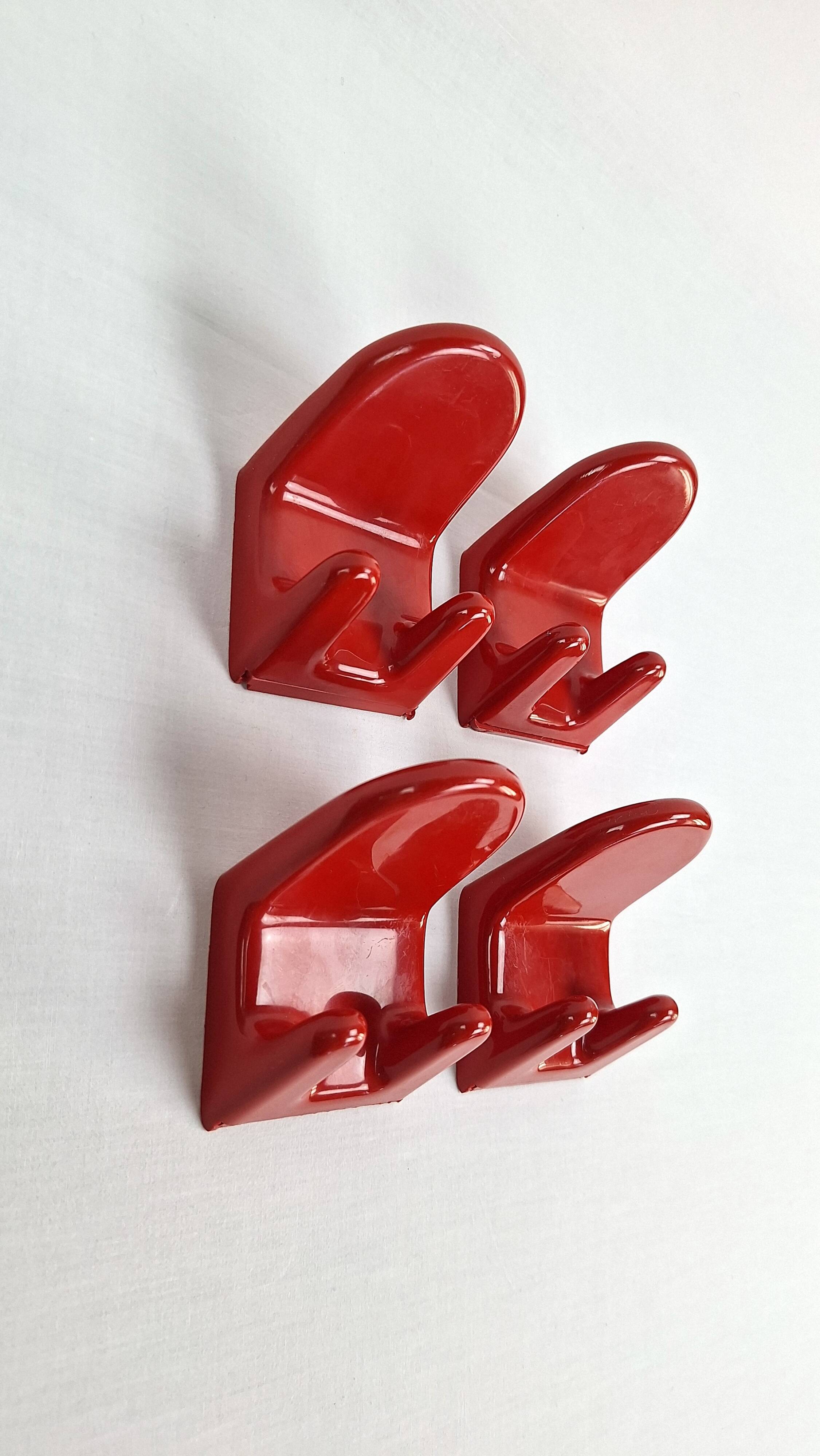 Paire de patères space age par Makio Hasuike pour Gedy, 1960