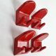 Pair of space age coat hooks by Makio Hasuike for Gedy, 1960