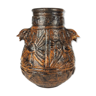 Vase - décor Aztèque - Jasba 1960 - Keramik