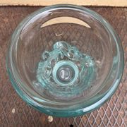 Large Daum Nancy vase Lorraine cross blue Sorcy model 1930