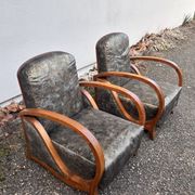 pair of Art Deco armchairs