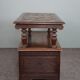 Entrance bench and decorated wooden table valve bench