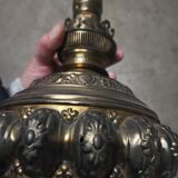 Pied de lampe ancien laiton