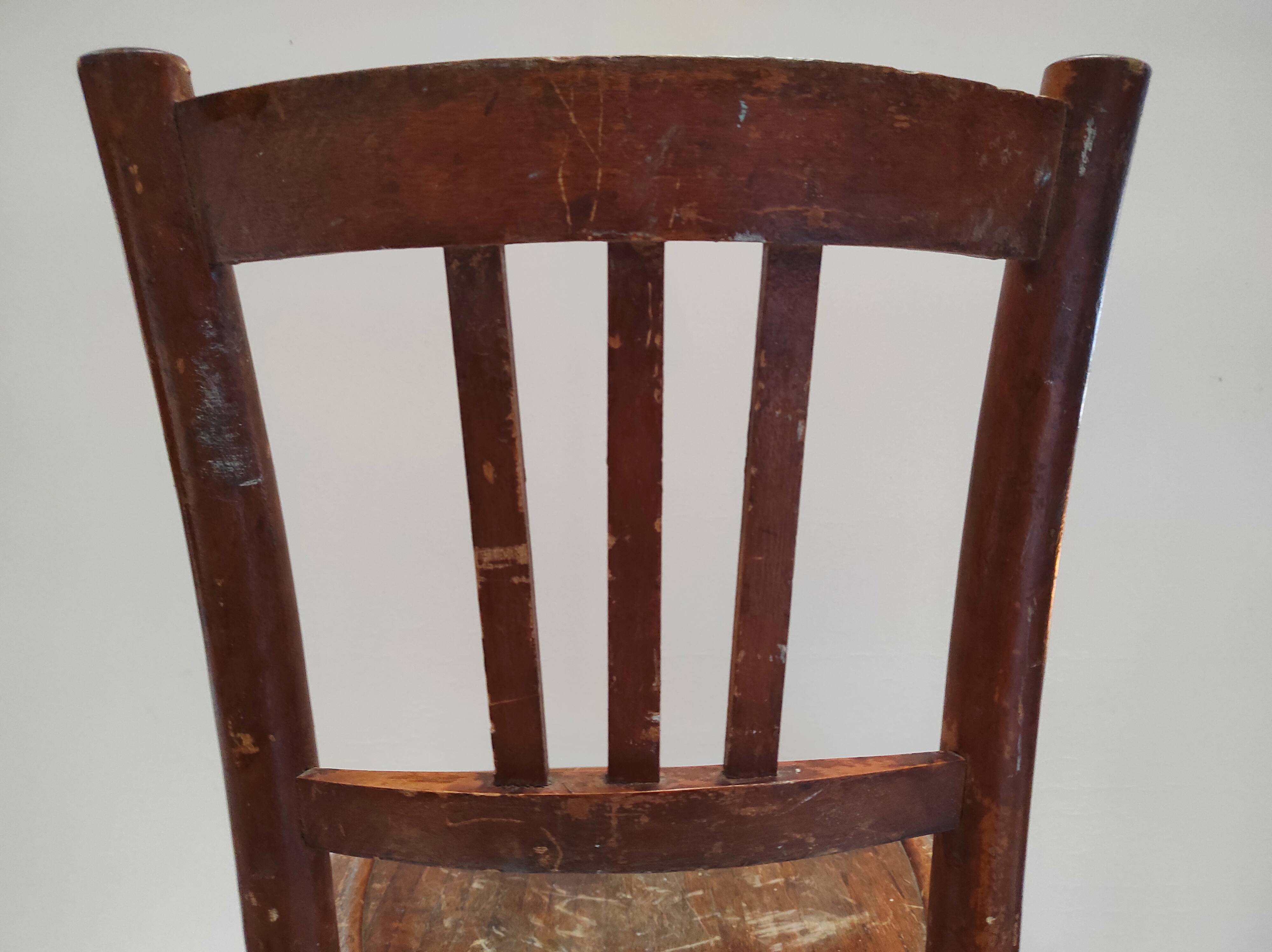 Chaise bistrot en bois