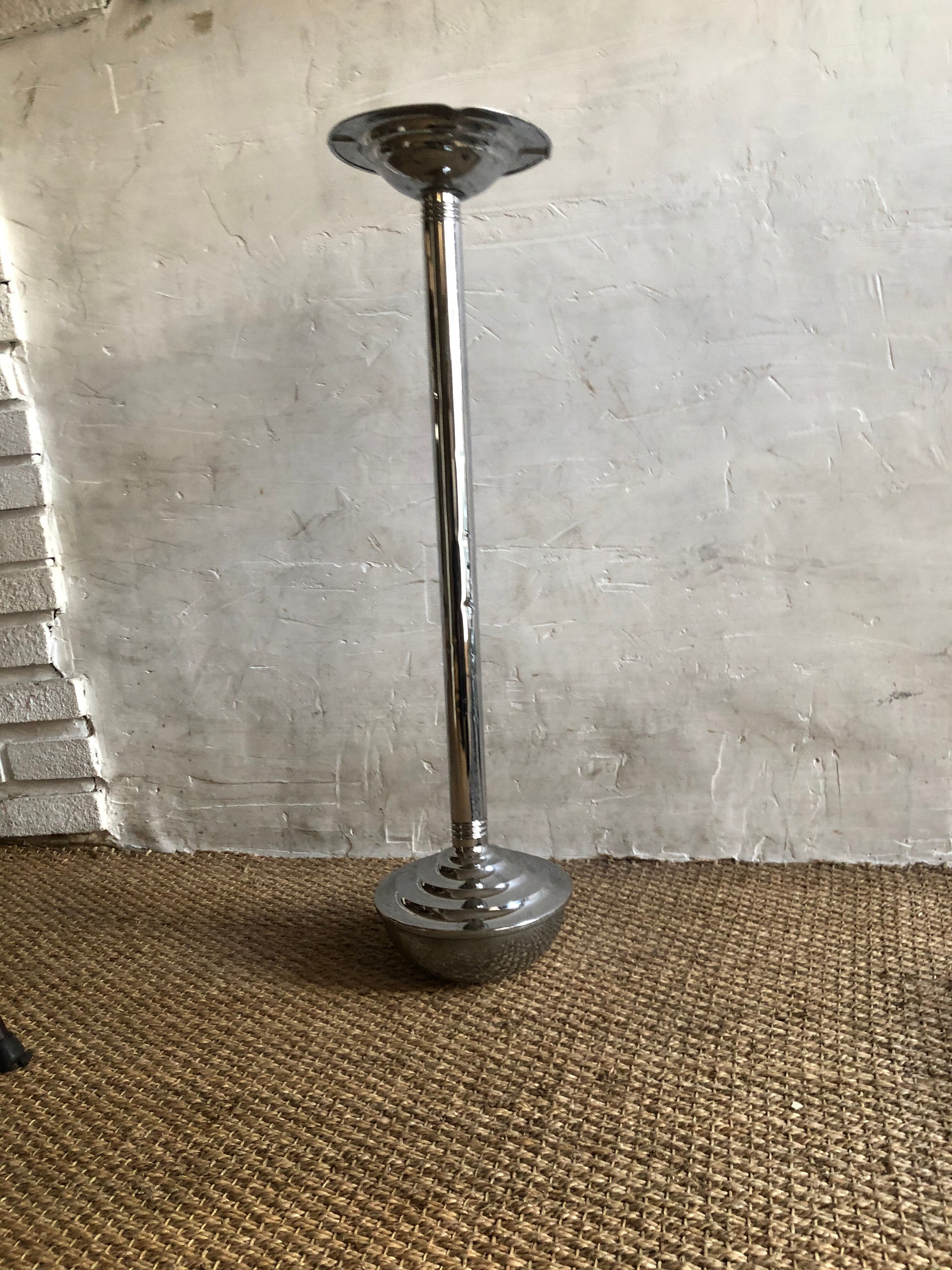 vintage chrome culbuto ashtray