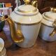 Old service A. Lanternier & Cie Limoges, 41 pieces, circa 1920/40.