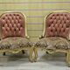 2 Louis XV style armchairs
