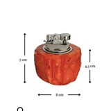 Briquet de table rouge Romano Bianchi