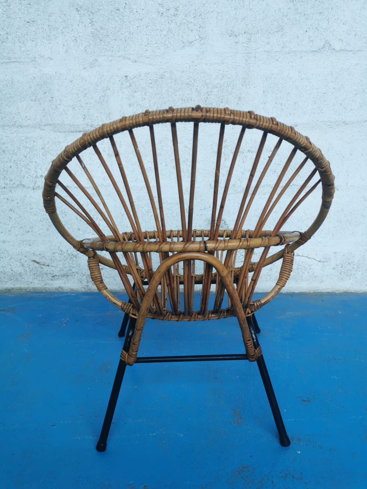 Rattan armchair 1960