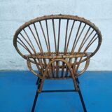 Rattan armchair 1960