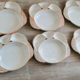 6 compartmentalized plates form crustacean crab