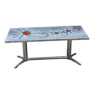 Table basse vintage en céramique Adri