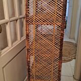 Rattan and wicker shelf H146cm×W65 cm×D34cm