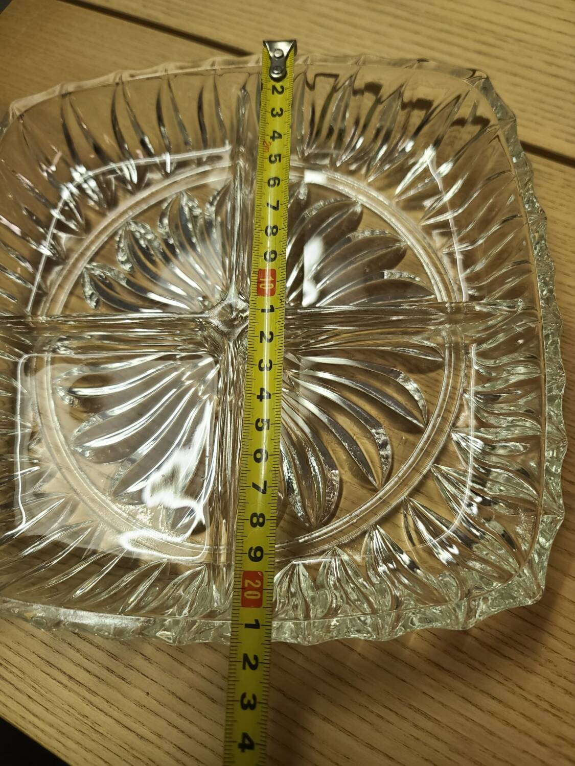 Vintage glass appetizer dish