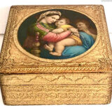 Italian box gilded wood