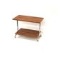 Vintage serving trolley / side table / TV cabinet made of teak from the 196