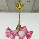 Red Jugendstil pendant lamp
