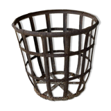 Metal basket for dame-jeanne