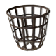 Metal basket for dame-jeanne
