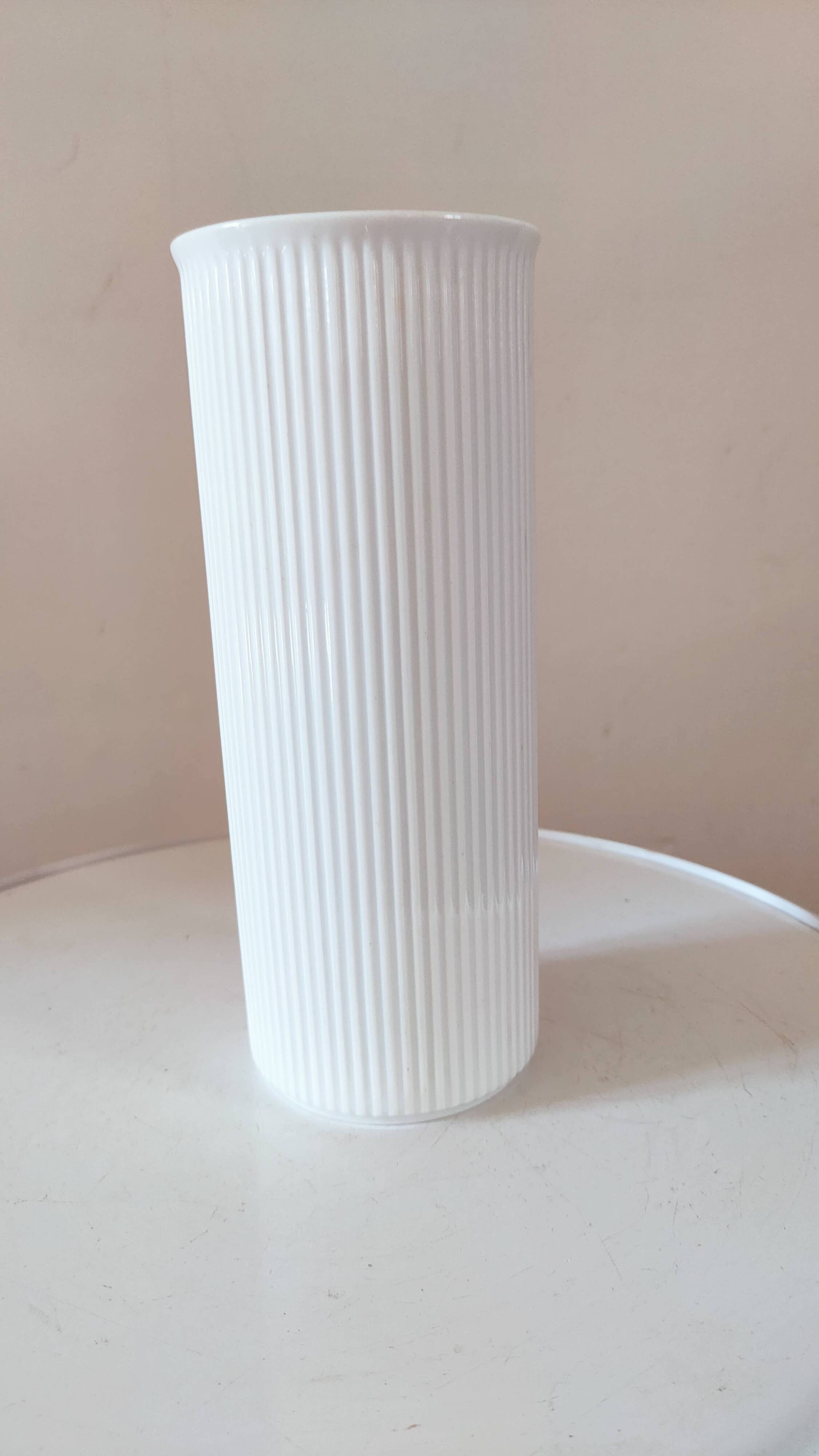Arzberg porcelain scroll vase from the 70s