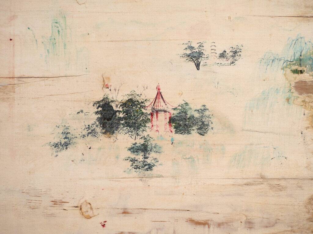 Buffet ancien peint en bois d’orme – Chine, vers 1900