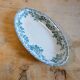 Oval ravier dish with floral decoration - "Guadeloupe" Terre de fer - Debray