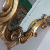 Mirror XIXth gilded wood and mercury ice 61x45cm