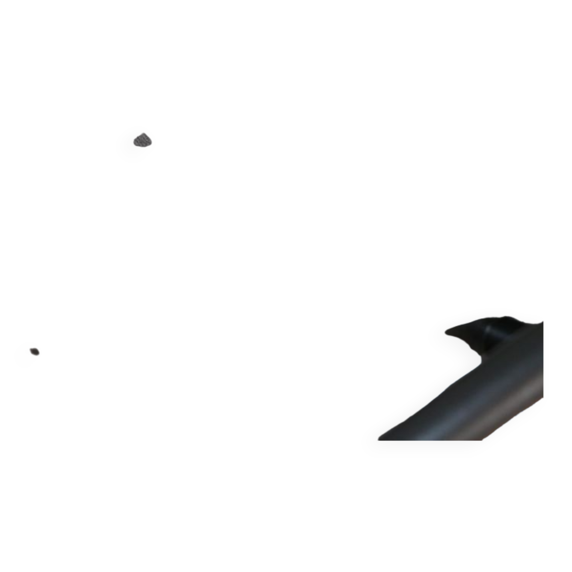 Black Scandinavian chair