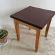 Table basse en formica et bois vintage