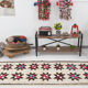 Tapis coureur beige & marron