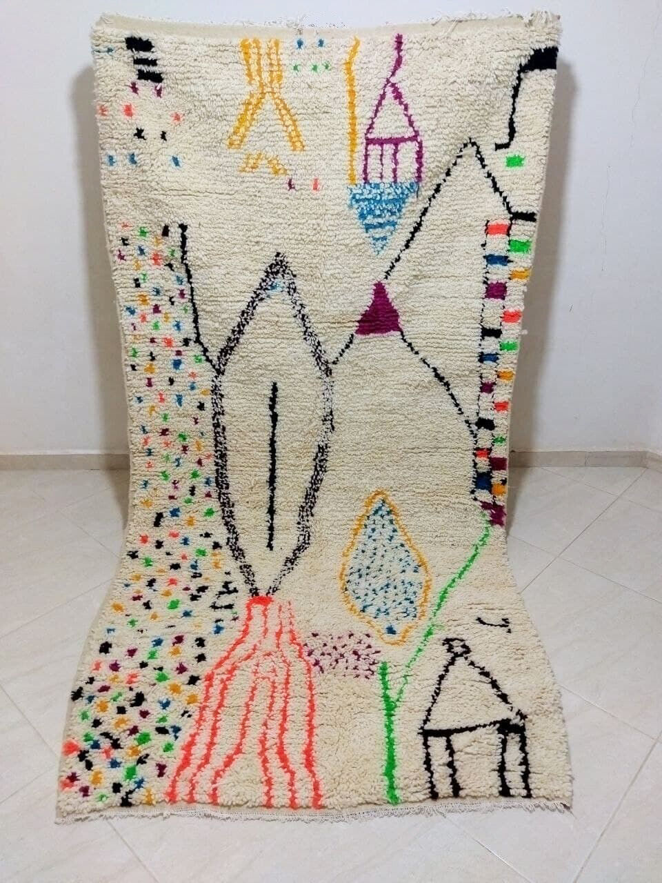 Moroccan Carpet 246x145cm