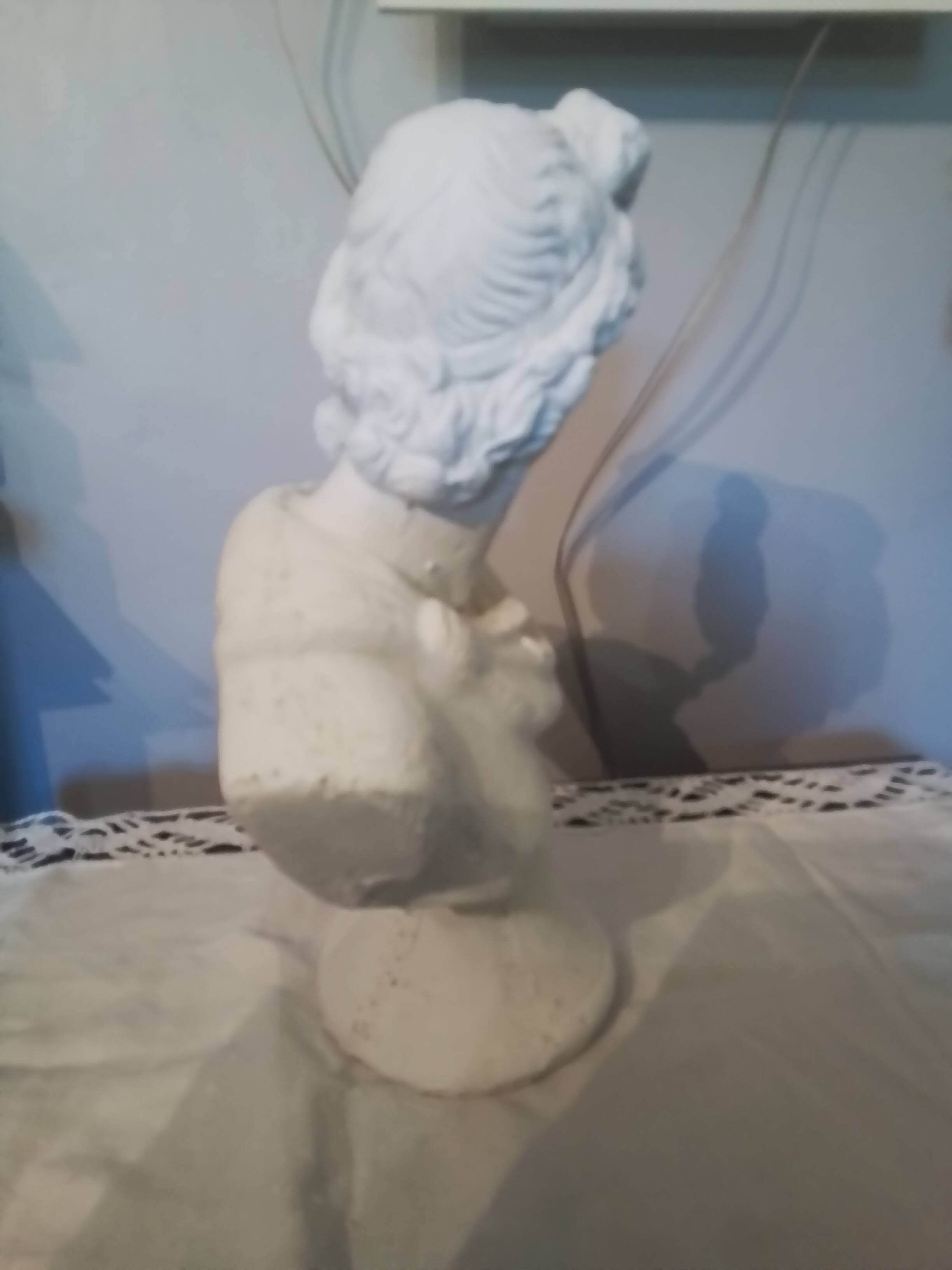 Plaster bust of Poseidon