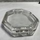 Vintage octagonal glass ashtray