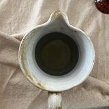 Vintage glazed ceramic water/orangeade carafe, 1950