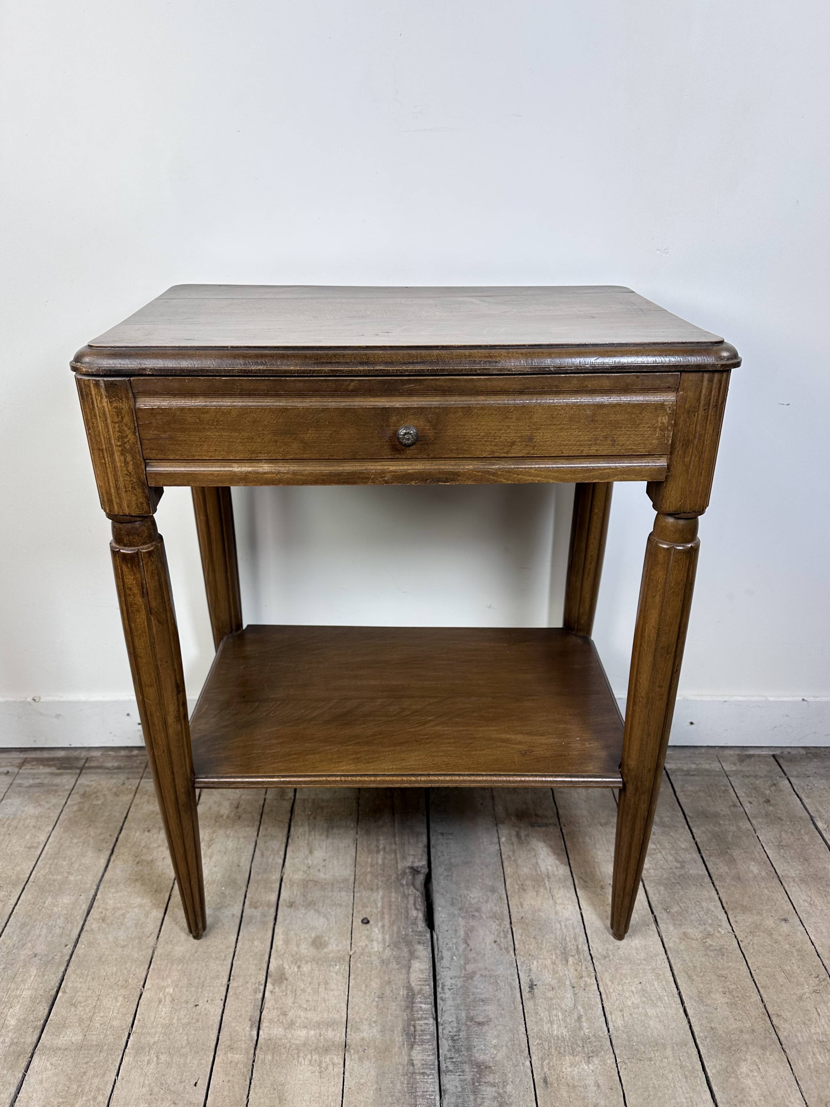 1940s Oak Side Table