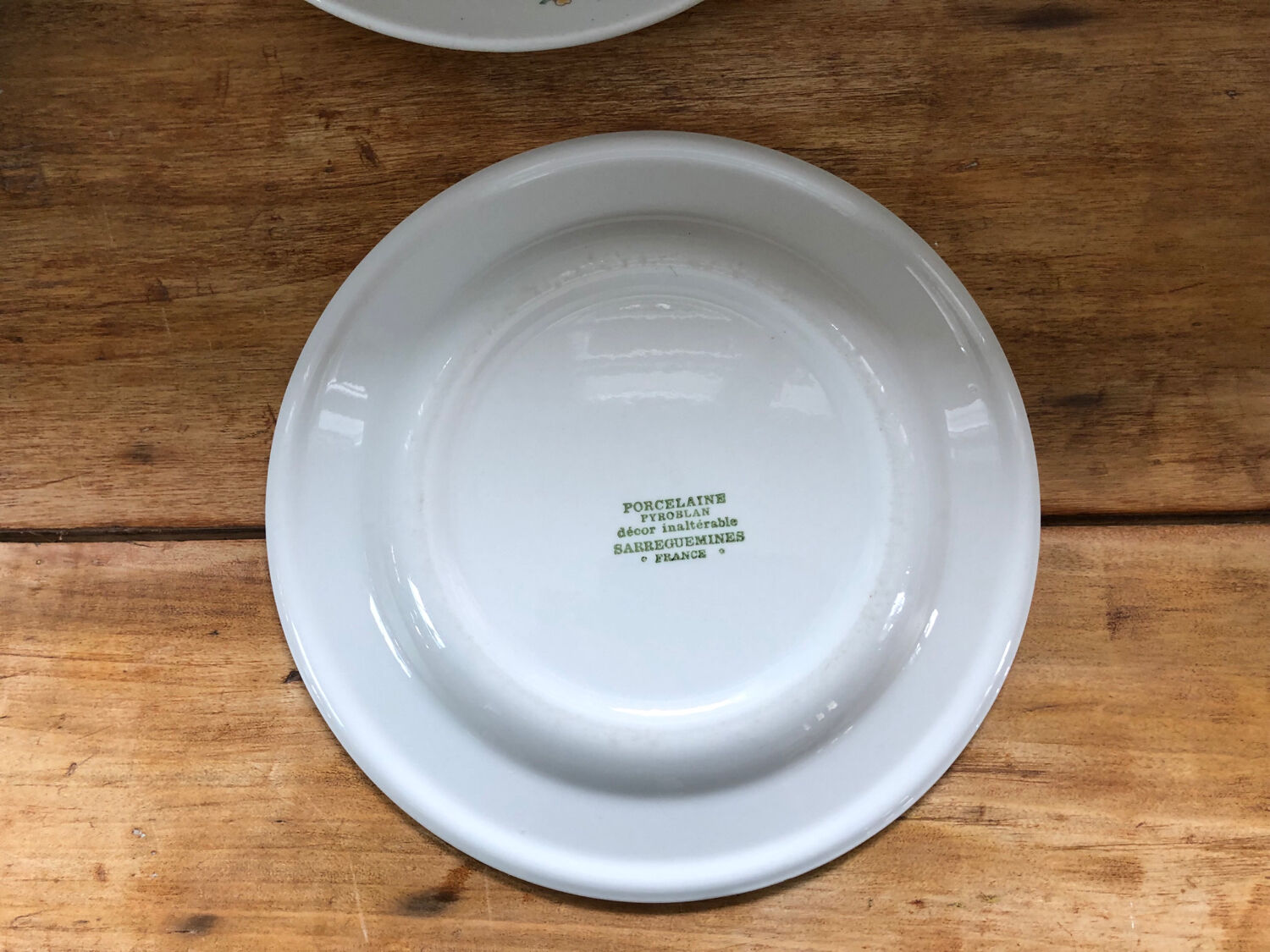 Porcelain dessert plates Sarreguemines