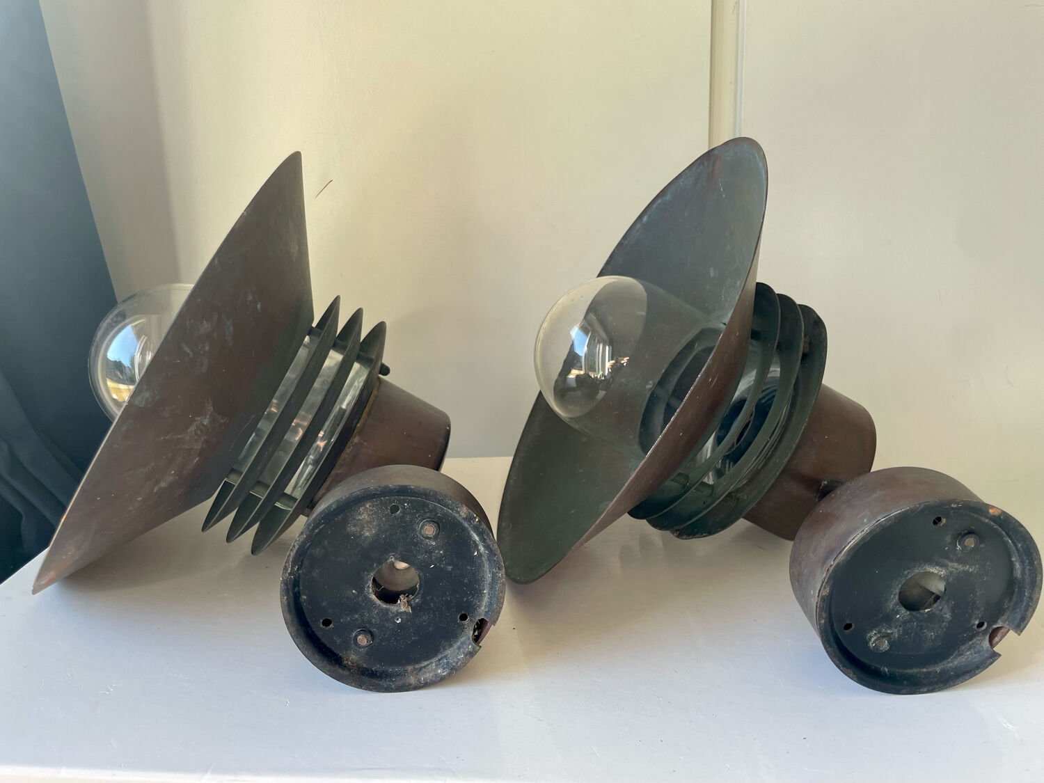 Paire d'appliques d'extérieur