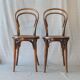Paire de chaises bistrot par kohn n°14 1/2 vers 1900