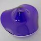 Large Blue Glass Bowl, Czechoslovakia, 1960s