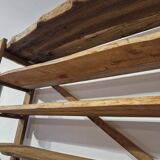 wooden shelf unit