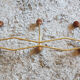 Vintage metal and wood coat rack year 50