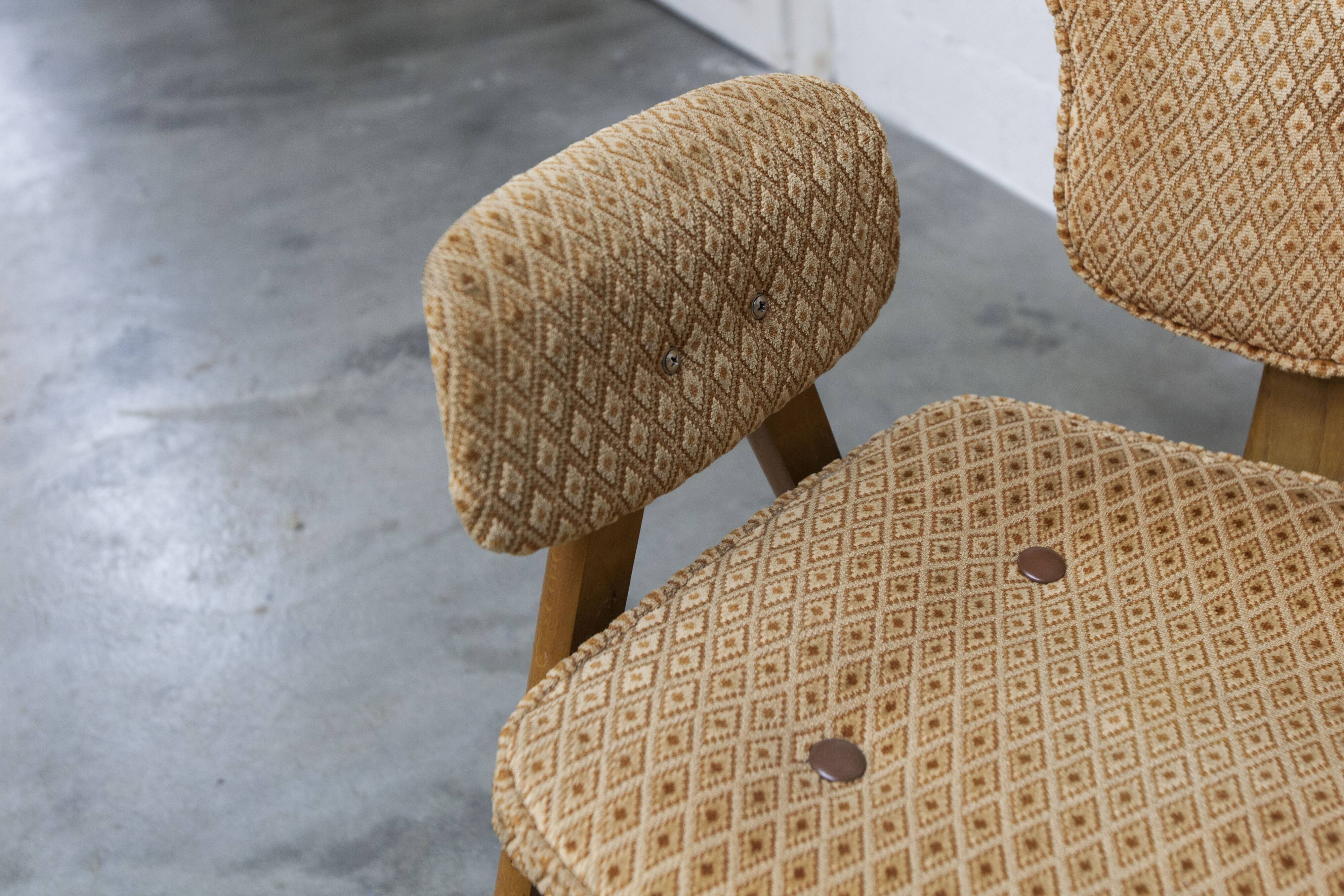 Pair of Lounge chairs by Roger Landault, ABC edition, 1950.