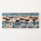 Printed wall tapestry, Bulls in Camargue, Robert Debiève, France
