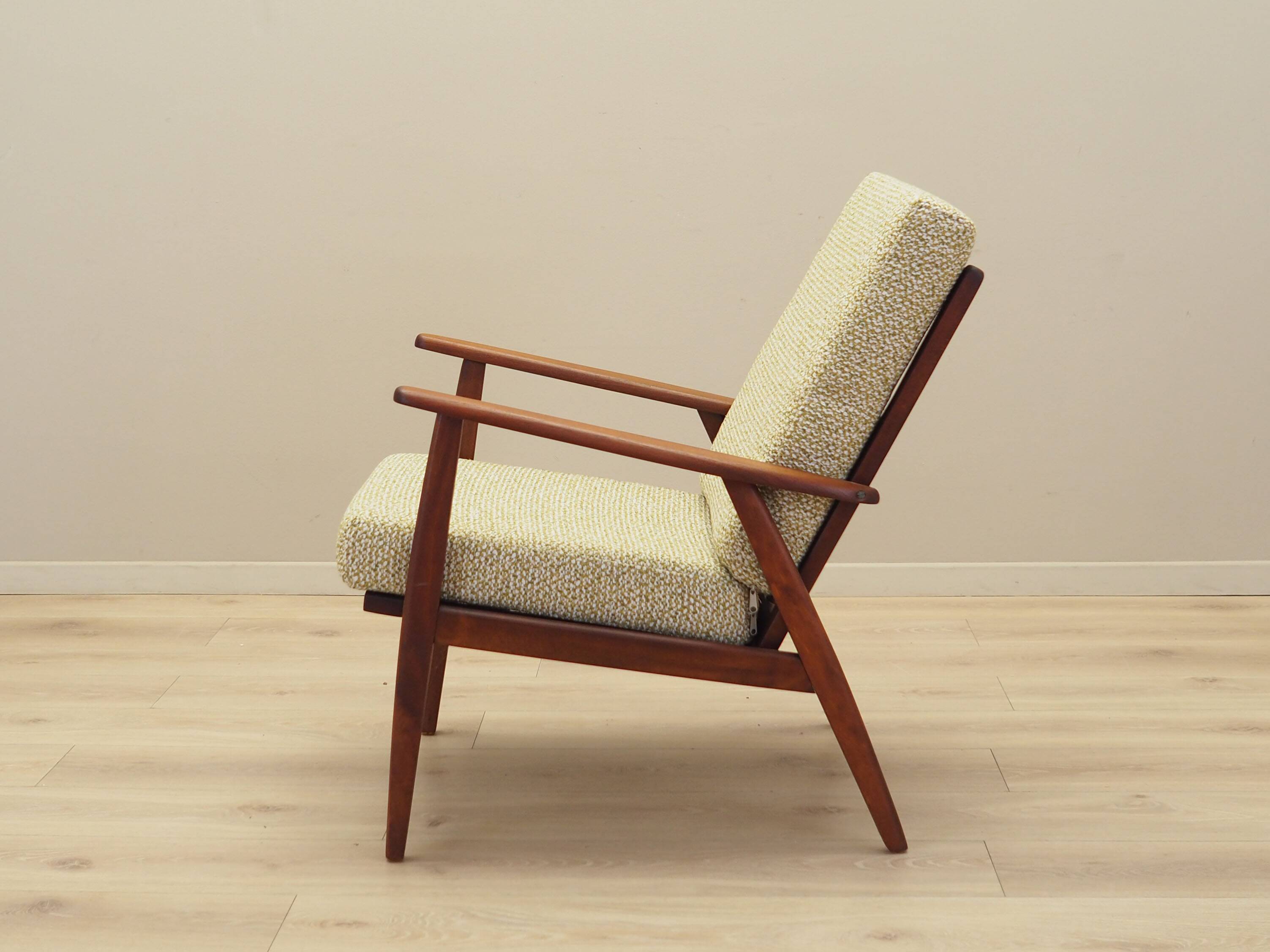 Fauteuil en teck, design danois, années 1970, production : Danemark