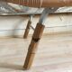Bed bench into rattan vintage 1960