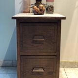 Meuble / commode ancien 2 tiroirs restauré