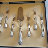 Dessert set (forks and spoons) - 800 silver