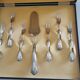Dessert set (forks and spoons) - 800 silver
