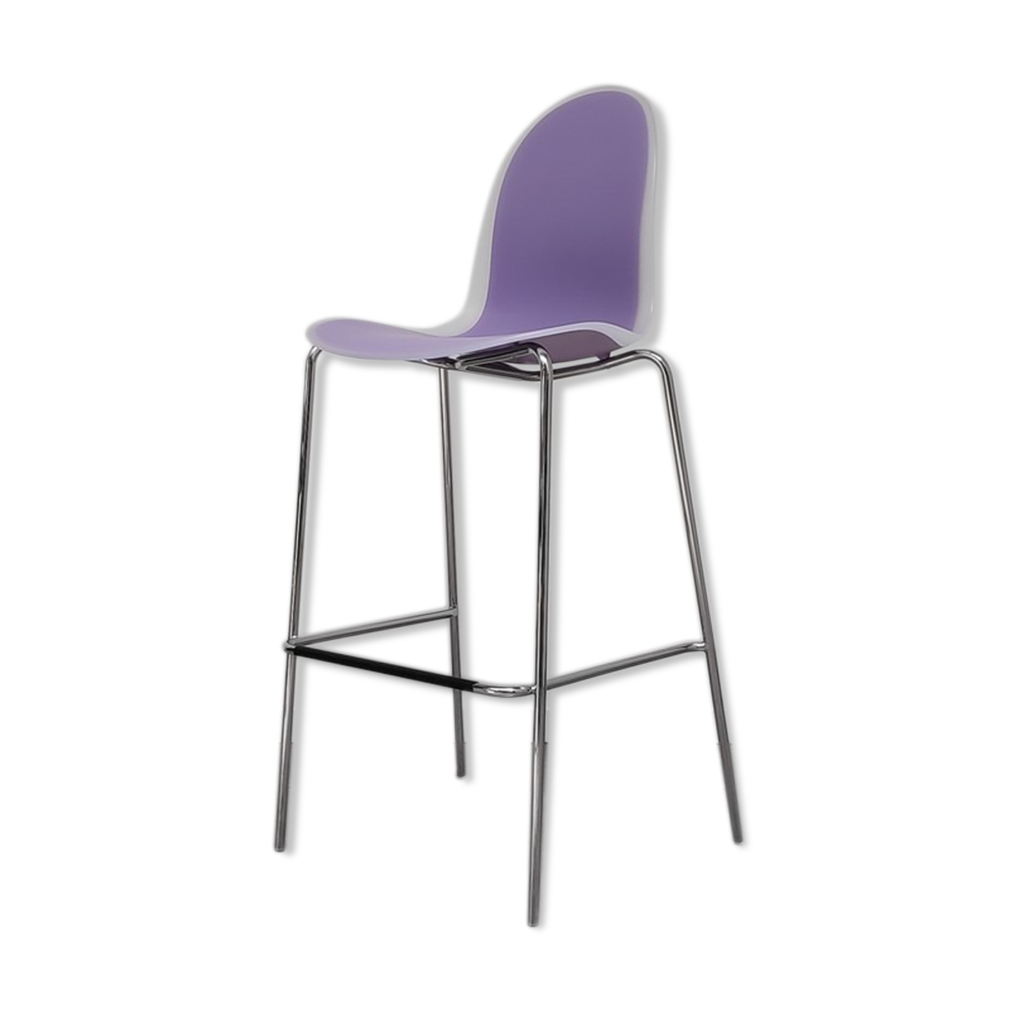 Casprini 3x2 bar stool purple