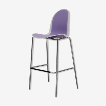 Tabouret casprini 3x2 bar mauve